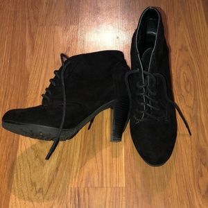 Black Lace Up Bootie